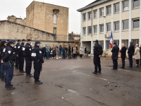 Les policiers chalonnais ont rendu hommage à Stéphanie, policière lâchement assassinée à Rambouillet 