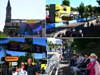 TOUR DE FRANCE - Le Creusot s'est mis en mode tour de France avenue du Stade Jean Garnier