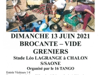 Grande brocante du 16 Tango ce dimanche au Stade Léo Lagrange 