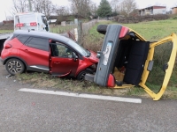 Deux blessées dans une spectaculaire collision sur la RD 681