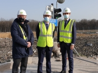 Le Préfet de Saône et  Loire visite le centre d'enfouissement d'ordures de Chagny 