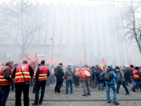 Près de 400 personnes mobilisées à Dijon contre l'ouverture à la concurrence du TER en Bourgogne-Franche Comté 