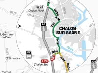  A6 : Des fermetures annoncées des diffuseurs de Chalon Nord / Sud et de Tournus