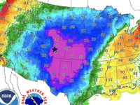 Au Colorado, en 24h, la température a chuté de 30°c ! 