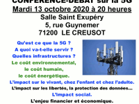 Conférence-débat sur la 5G annoncée au Creusot 