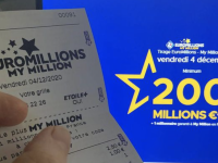 EuroMillions, le jack pot de 200 millions d'euros remis en jeu.