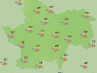 Profitez-en en Saône et Loire avant des averses orageuses....