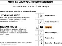 Le bureau de la Sécurité civile et de la défense de Saône et Loire annonce jusqu'à 60 mm de précipitations 