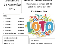 Loto annoncé pour l'Amicale des Charreaux