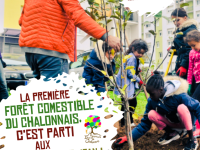 Le premier jardin-forêt du Chalonnais aux Prés Saint-Jean, c'est parti ! 