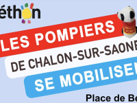 TELETHON - Notez sur vos agendas le rendez-vous fixé par les sapeurs-pompiers de Chalon sur Saône ! 