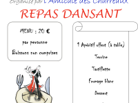 Repas dansant pour l'Amicale des Charreaux 