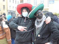 MARCHE DES LIBERTES - La pluie n'a pas entamé le moral des troupes avec plus de 200 participants à Chalon sur Saône 