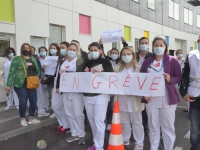 Débrayage massif du personnel soignant au centre de soins de suite de la Croix Rouge à Chalon 