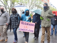 A Chalon sur Saône, le contexte sanitaire n'a pas entamé le moral en ce 1er mai 