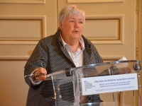 Jacqueline Gourault Ministre de la Cohésion des territoires et des Relations avec les collectivités territoriales vient saluer l'entrée de 15 nouvelles communes de Saône et Loire au sein de "Petites villes de demain"