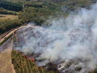 Deux départs de feu de forêt à proximité de Bibracte