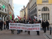 Nouvelle journée de mobilisation en faveur des libertés à Chalon sur Saône 