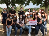 La promotion de 2ème année de Carrières Juridiques de l'IUT de Chalon sur Saône  rencontre le fils de Madame Simone Veil au cours de son voyage de fin d’études à Paris