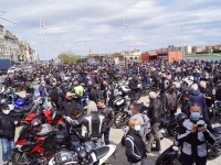 MOTARDS EN COLERE - La foule des grands jours pour le rassemblement du jour en Saône et Loire 