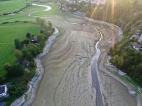 SECHERESSE - Paysage saisissant dans l'est de la région Bourgogne-Franche Comté 