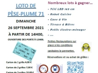 Pèse-Plume 71 annonce le retour de son loto 