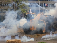 A Dijon, à l'appel de la FNSEA, les agriculteurs ont monté le ton face aux services de l'Etat 