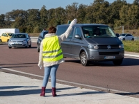 Au rond-point Jeanne Rose, le Jaune a repris des couleurs 