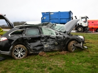 Deux blessés dans un violent choc routier ce jeudi matin 