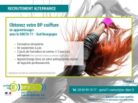 Obtenez votre BP Coiffure en apprentissage avec le GRETA 71 - Sud Bourgogne