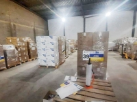 La Région collecte 130 palettes de matériel médical et sanitaire pour contribuer à la solidarité en faveur du peuple ukrainien