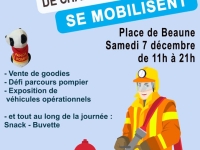 TELETHON 2019 - Les pompiers de Chalon sur Saône vous donnent rendez-vous Place de Beaune 