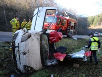 Une jeune femme blessée dans une perte de contrôle 