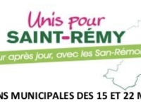 MUNICIPALES - « Mon avis pour Saint-Rémy », la consultation citoyenne d’ « Unis pour Saint-Rémy » est lancée.