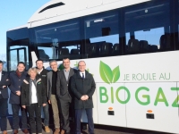 Un bus au biogaz à l'essai chez Girardot 