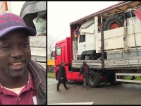 Elan de solidarité pour un routier malien immobilisé sur l'autoroute en Saône et Loire 