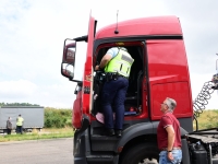 La gendarmerie de Saône et Loire a renforcé les contrôles sur les routiers étrangers empruntant la RCEA