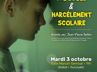 "Souffrances à l'école et harcèlement scolaire" - Conférence à Chalon 