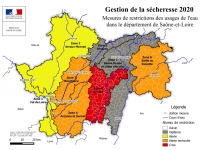 SECHERESSE : La Saône-et-Loire commence à passer au rouge