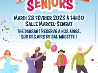 CARNAVAL2023 - Le thé dansant des seniors est fixé au 28 février 