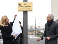 Julie Gayet a inauguré la rue Gisèle Halimi au Creusot