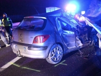 Une jeune conductrice miraculée après avoir percuté, un ensemble routier sur la RCEA