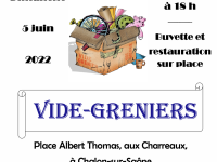 L'Amicale des Charreaux ANNULE son vide-greniers 