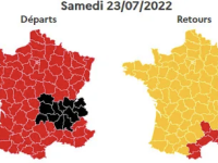 Départs en vacances : Bison Futé voit rouge samedi sur les routes de France, et noir en Auvergne-Rhône-Alpes