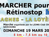 RETINOSCOP - La marche organisée par le Lions Club Chalon Saôcouna est fixée au 19 mars 