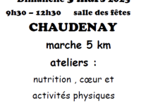 Marche solidaire avec la Fondation « Agir pour le cœur des femmes »