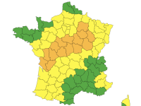 La Côte d'Or, la Nièvre et l'Yonne en vigilance orange ce lundi 