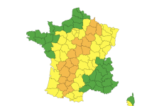 L'Ouest de la Bourgogne placé en vigilance orange aux orages