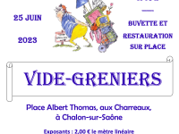 Vide-greniers ce dimanche aux Charreaux 