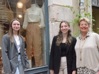 Bravo à Barbara et Eugénie, élèves en Bac Pro métiers de la mode à Émiland Gauthey 